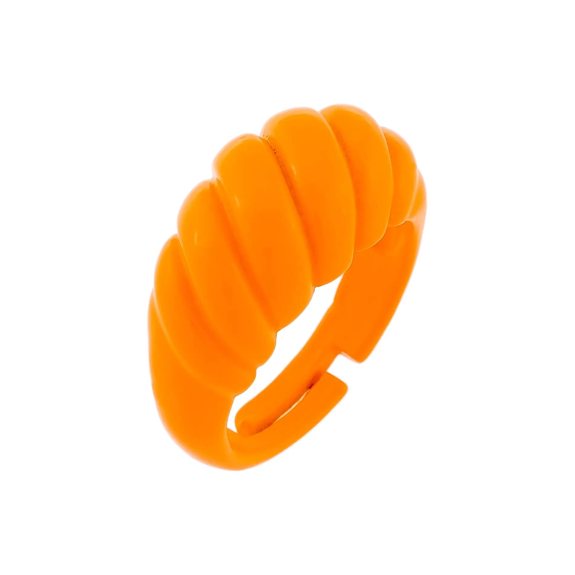 Enamel Braided Dome Ring