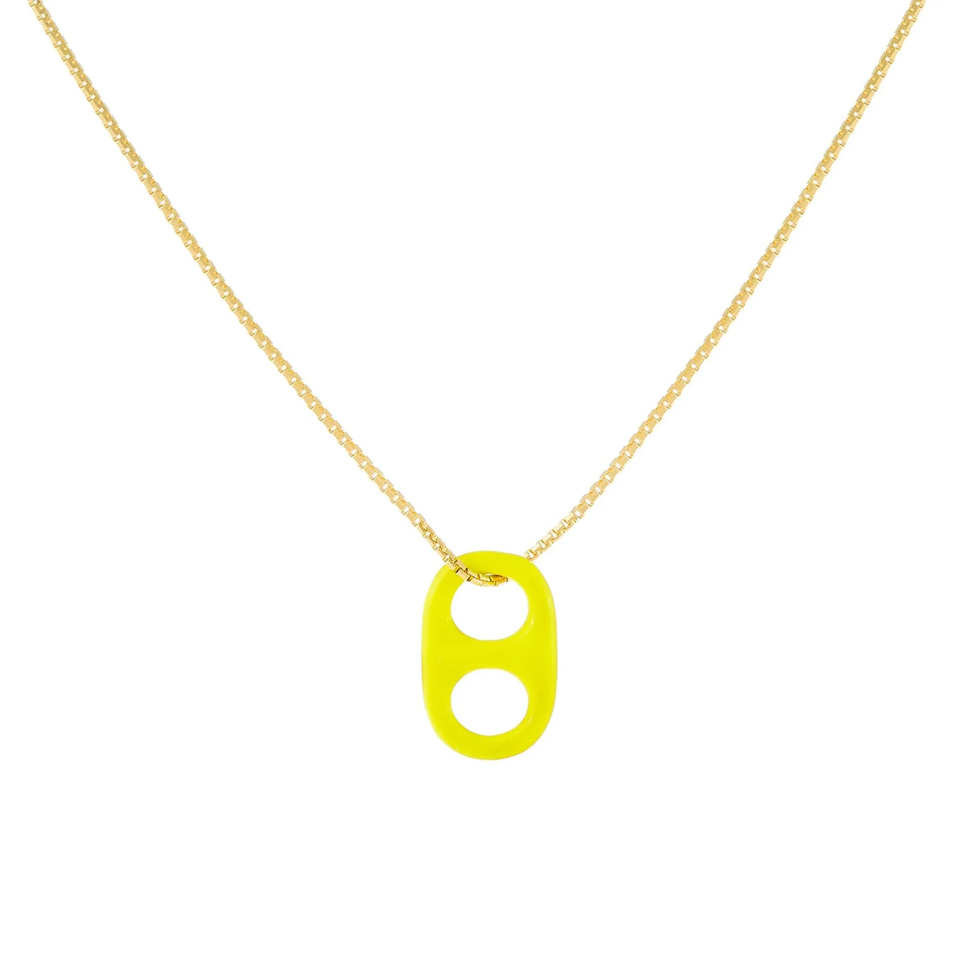 Enamel Soda Can Top Necklace