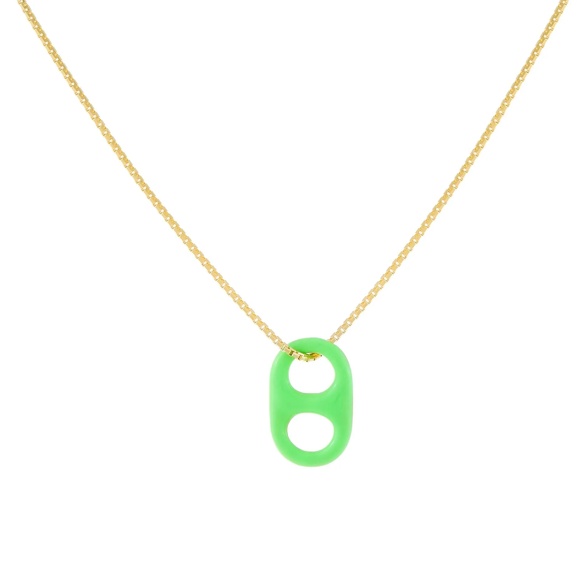 Enamel Soda Can Top Necklace