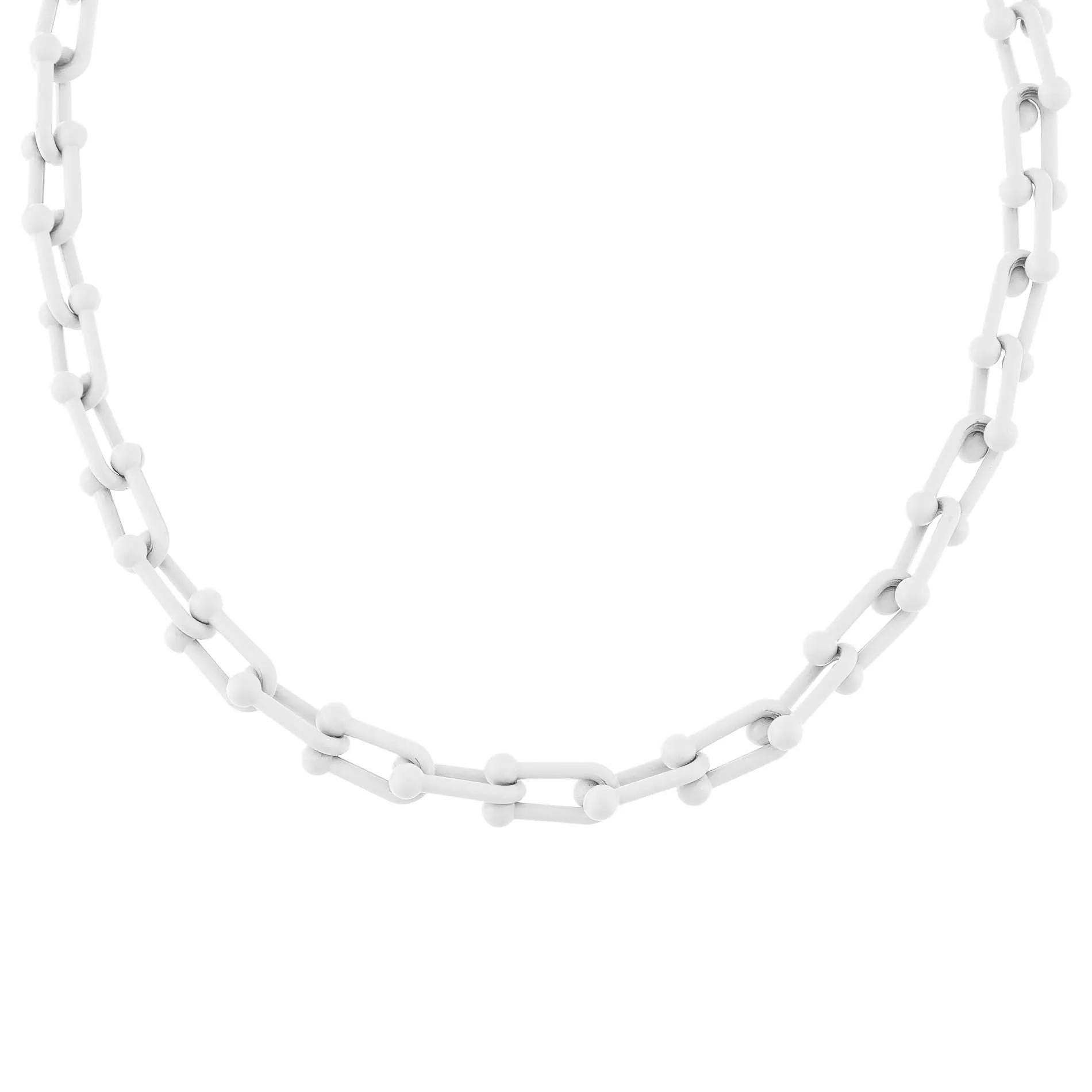 Enamel U Chain Necklace
