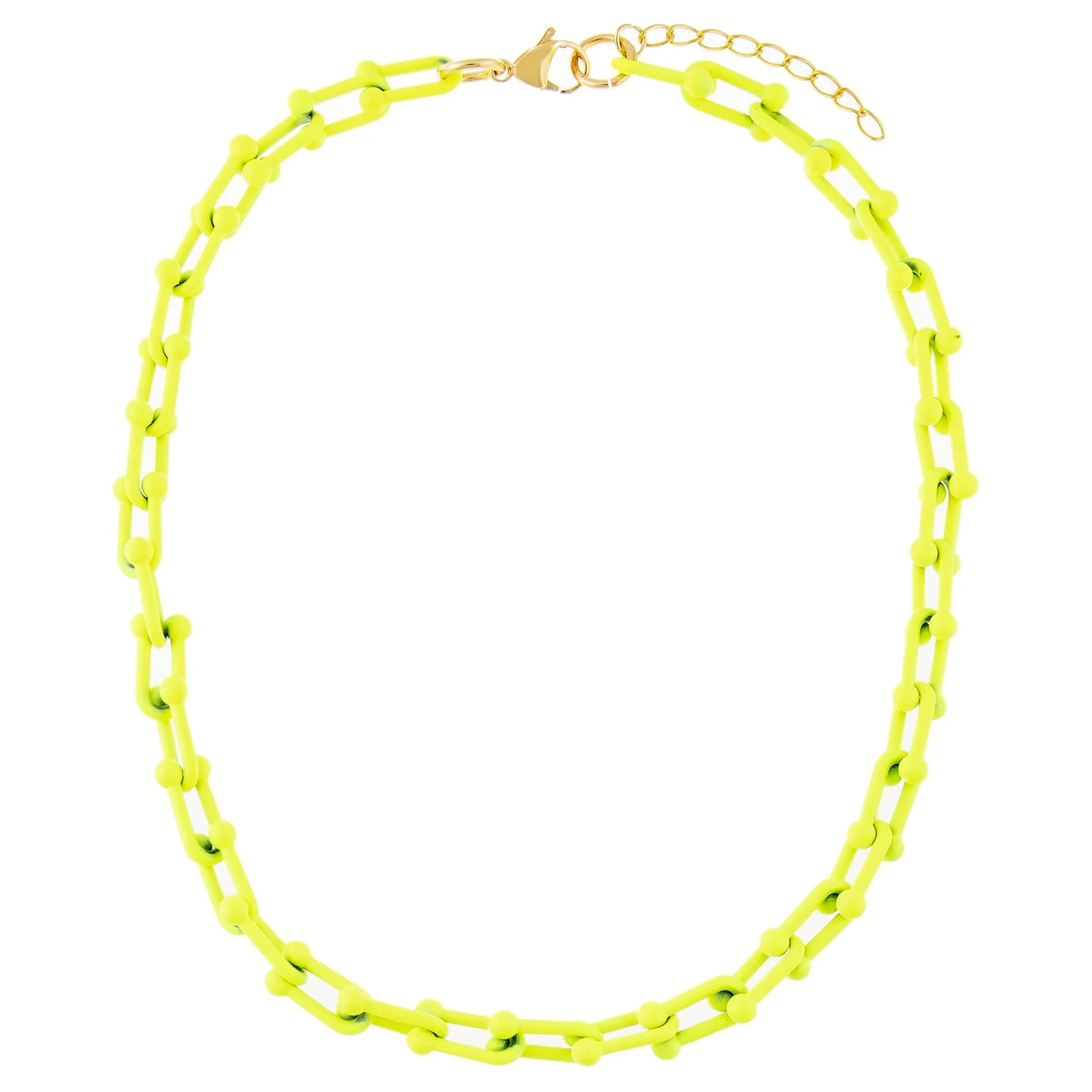 Enamel U Chain Necklace