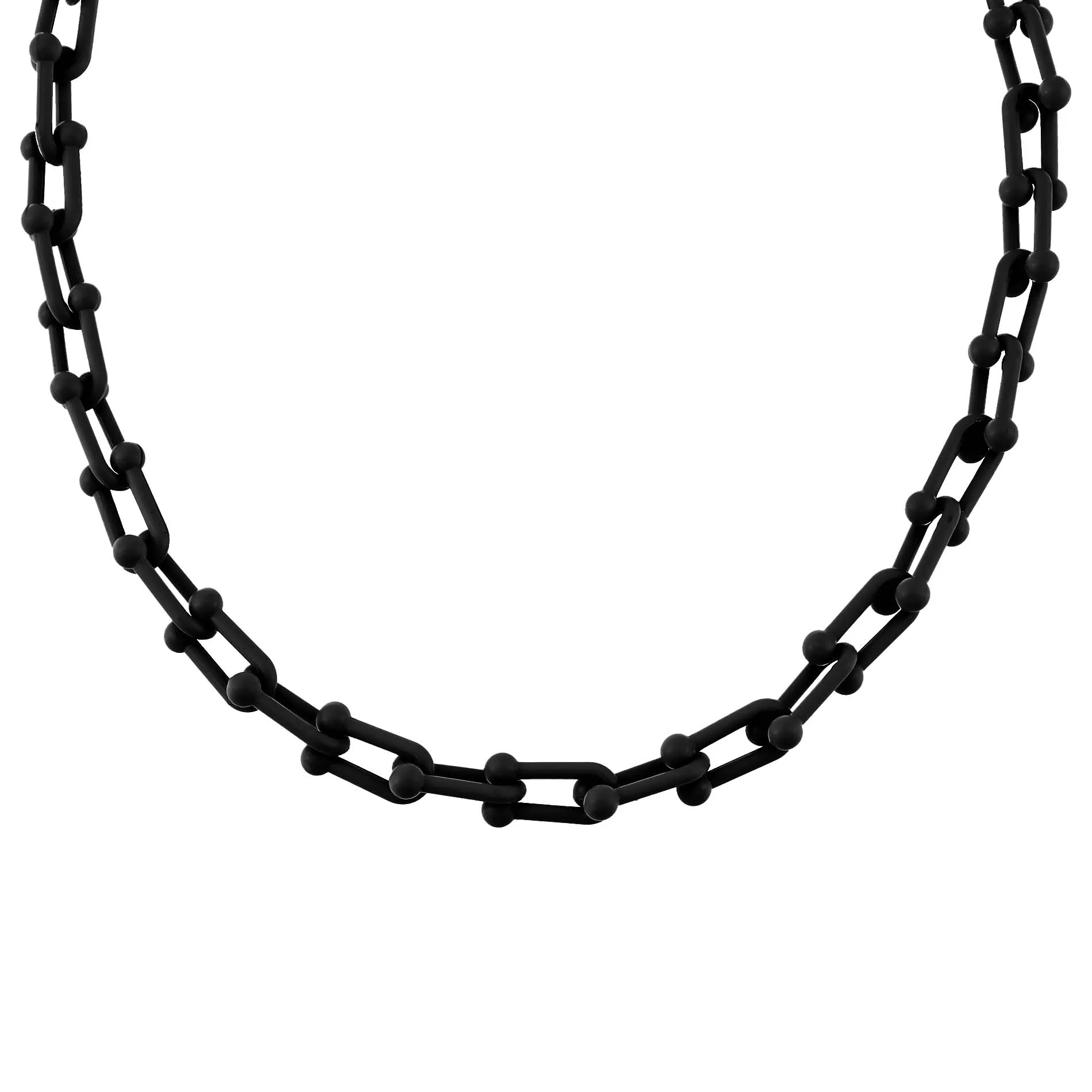Enamel U Chain Necklace