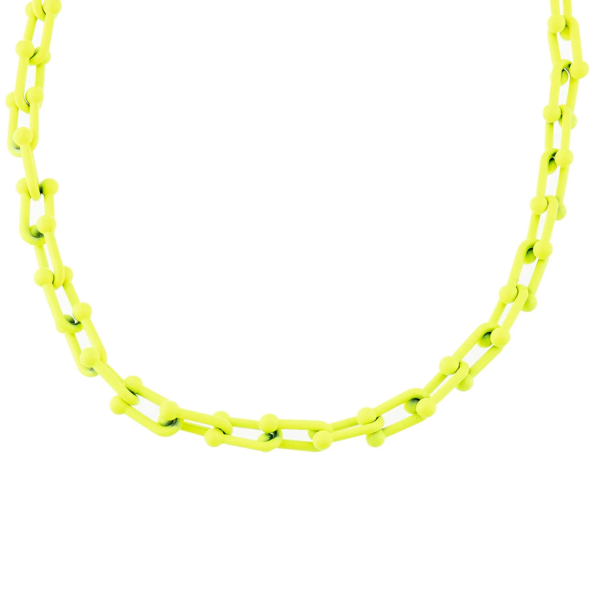 Enamel U Chain Necklace