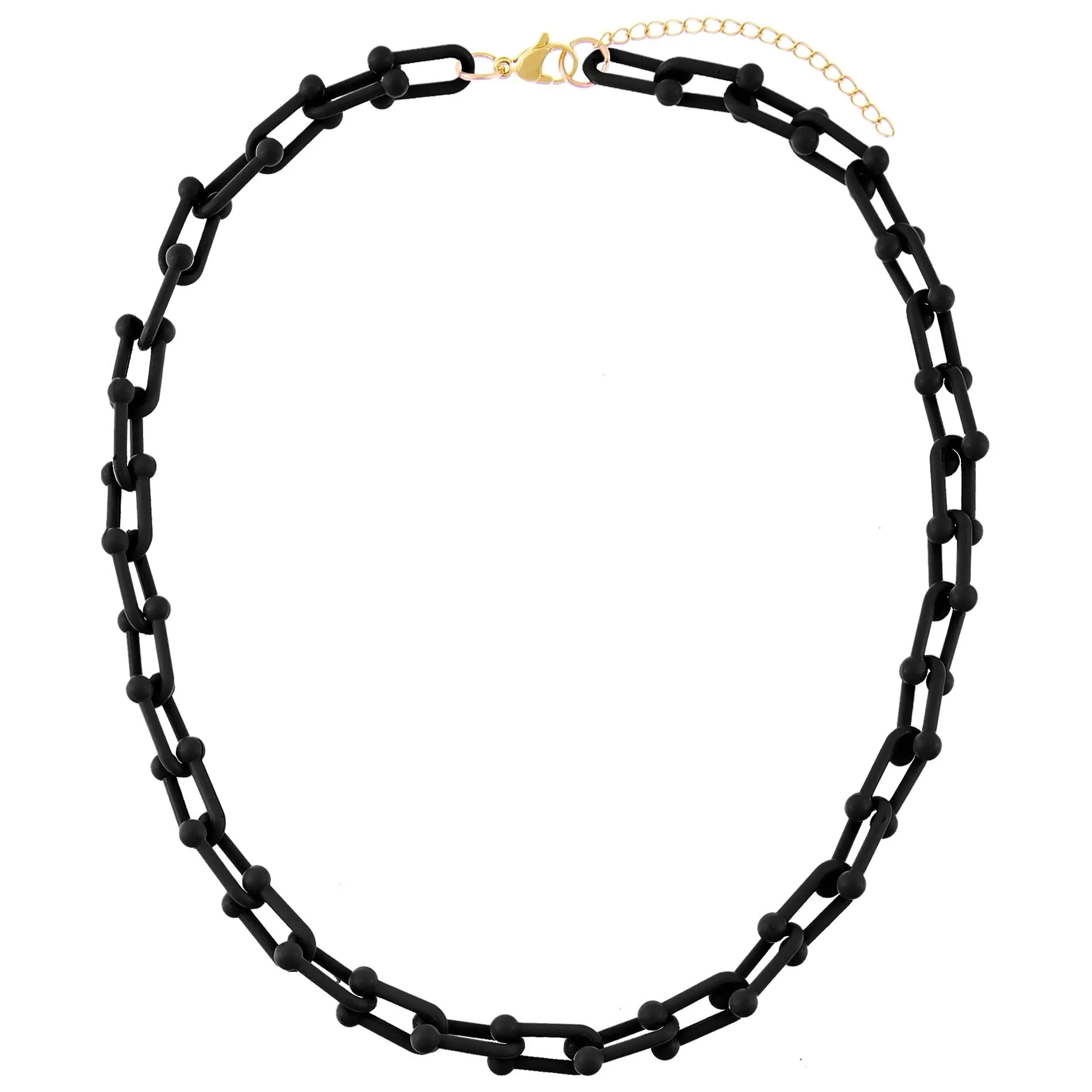 Enamel U Chain Necklace