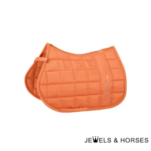 Eskadron Classic Sports SS22 big Square MattGloss Saddlepad - Soft Peach