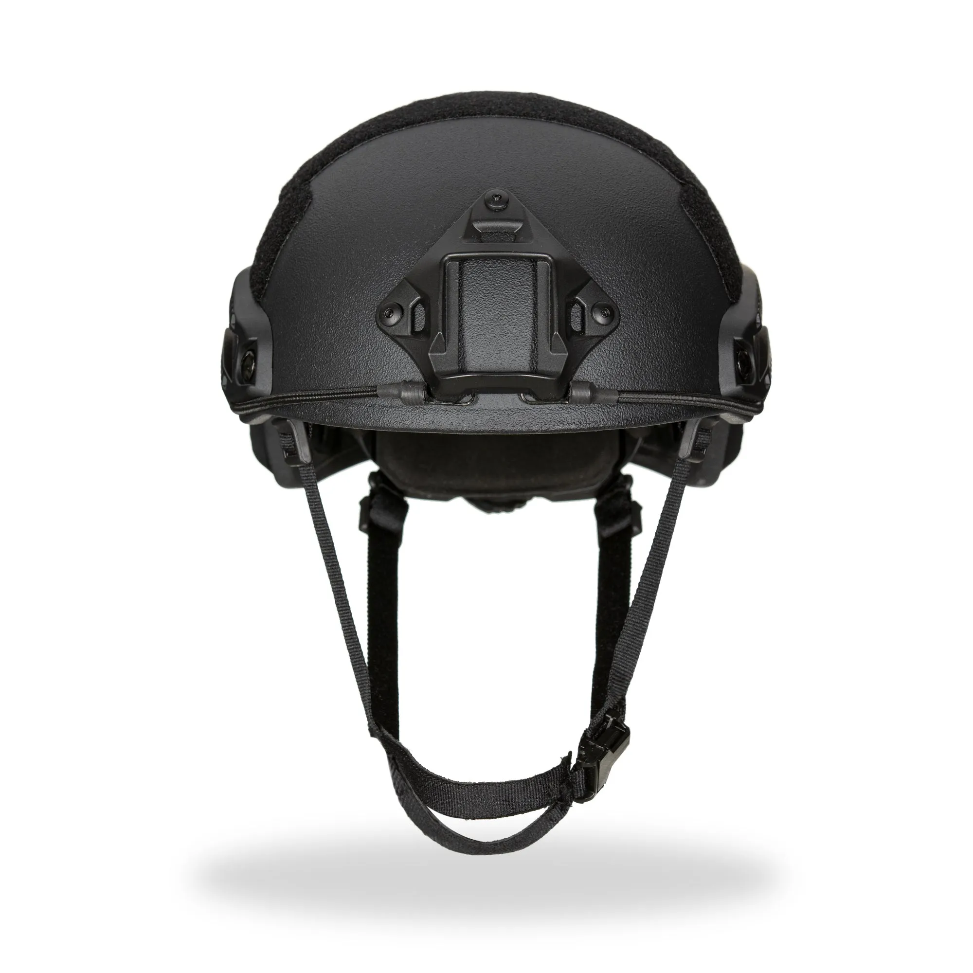 Exec Defense High-Cut Style Level III-A Ballistic Resistant Helmet w/ Side Rails and Front Mount