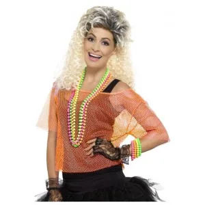 Fishnet Top, Neon Orange