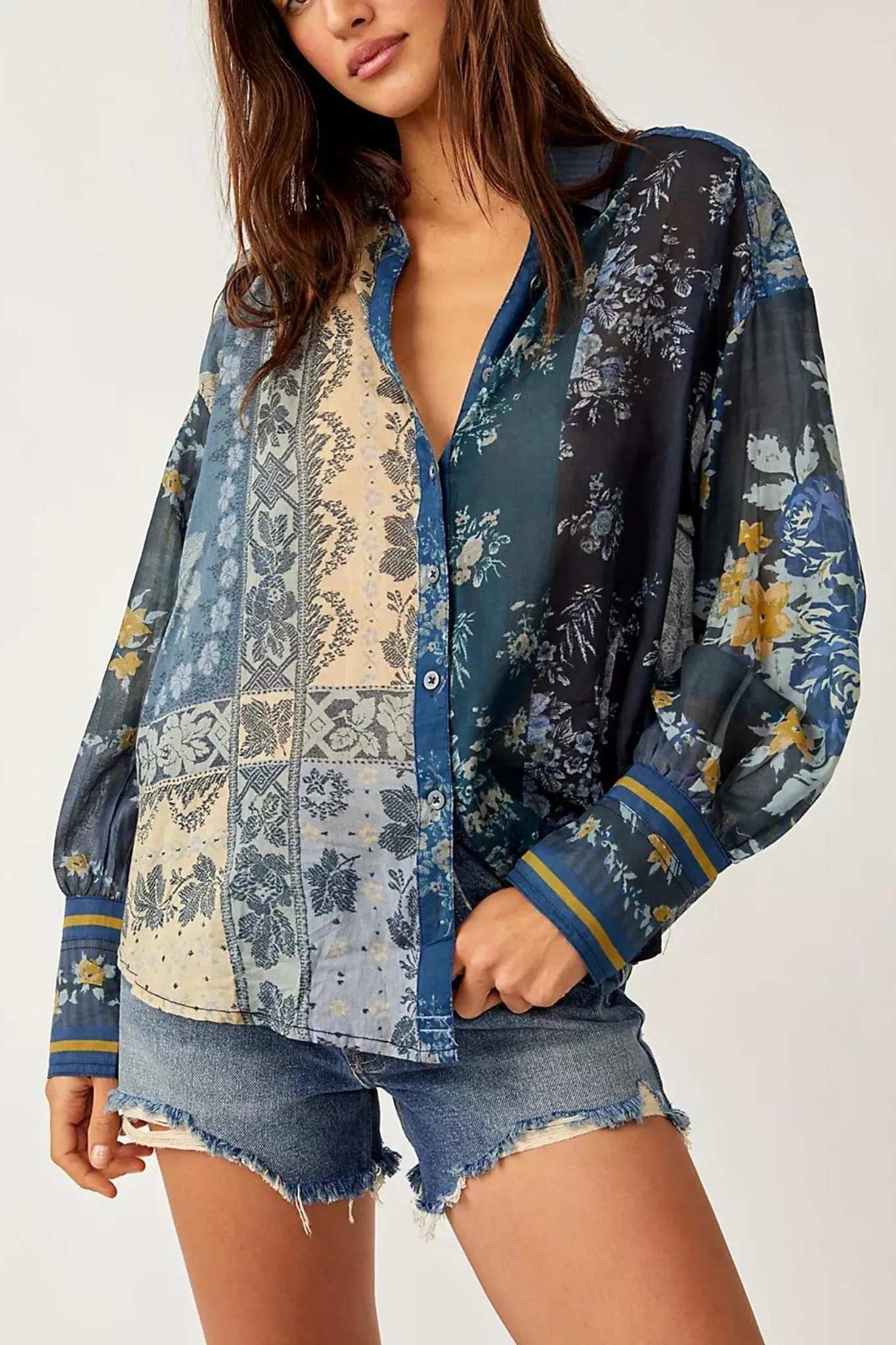 Free People: Flower Patch Top