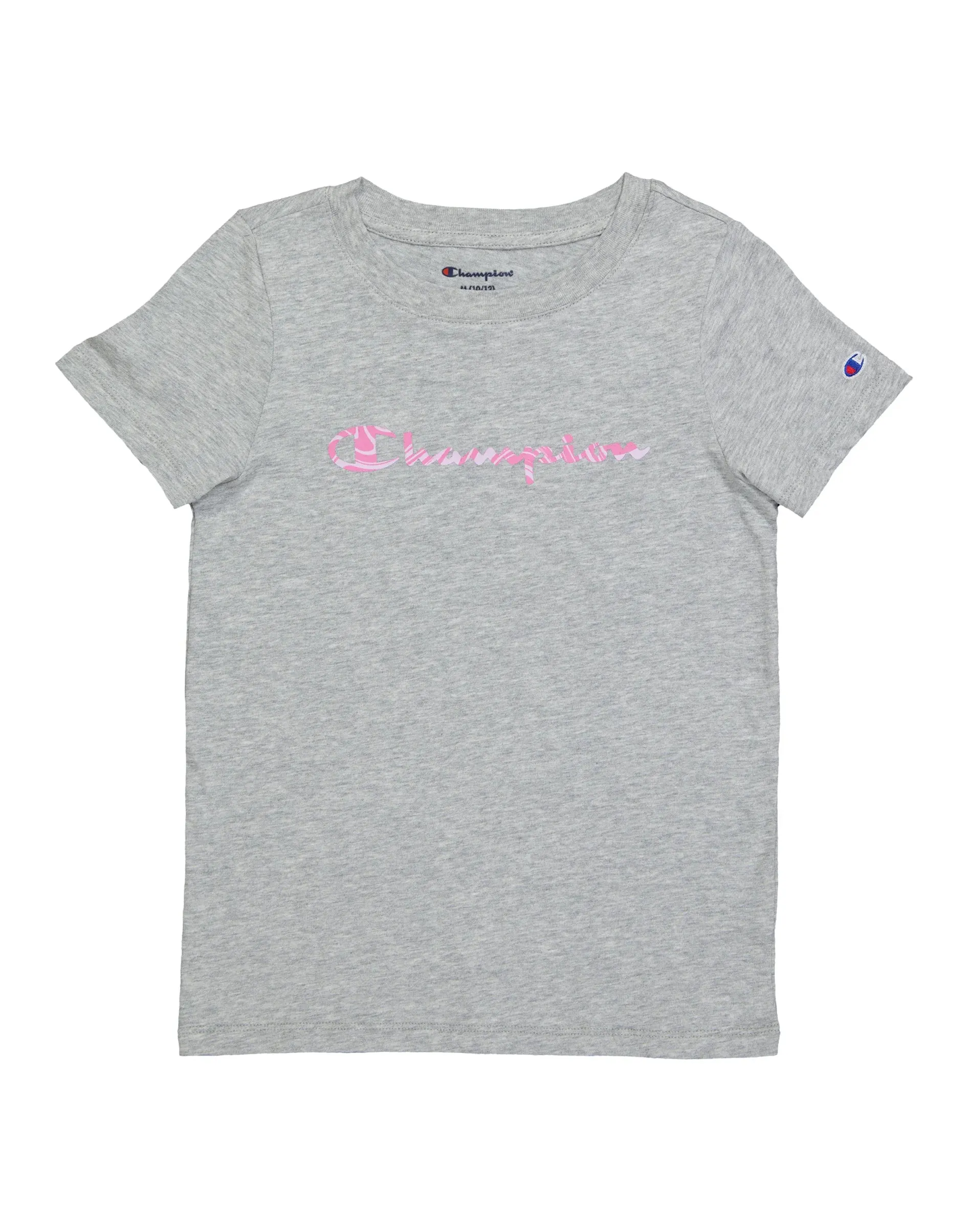 Girl's Youth Marble Script Crew T-Shirt