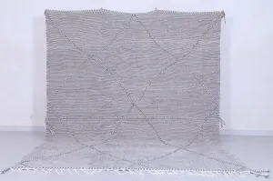 Gray Kilim rug - Moroccan rug -  All wool