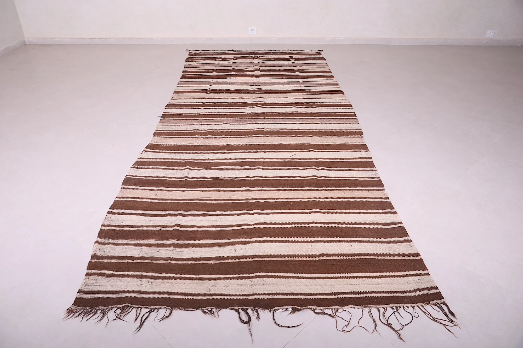 Handmade Long Kilim Rug - 5.1 FT X 12.1 FT | Artisan Masterpiece