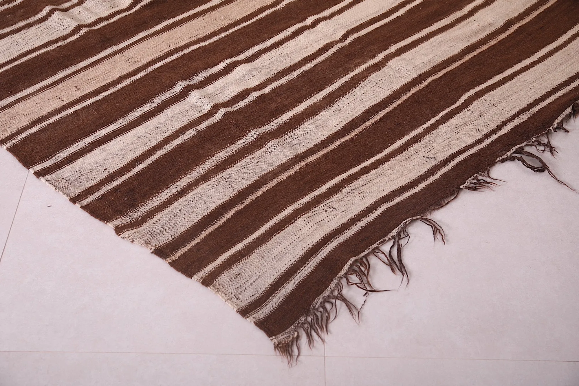 Handmade Long Kilim Rug - 5.1 FT X 12.1 FT | Artisan Masterpiece