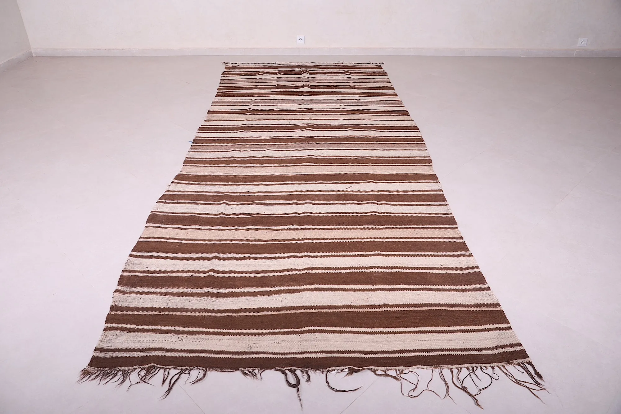 Handmade Long Kilim Rug - 5.1 FT X 12.1 FT | Artisan Masterpiece