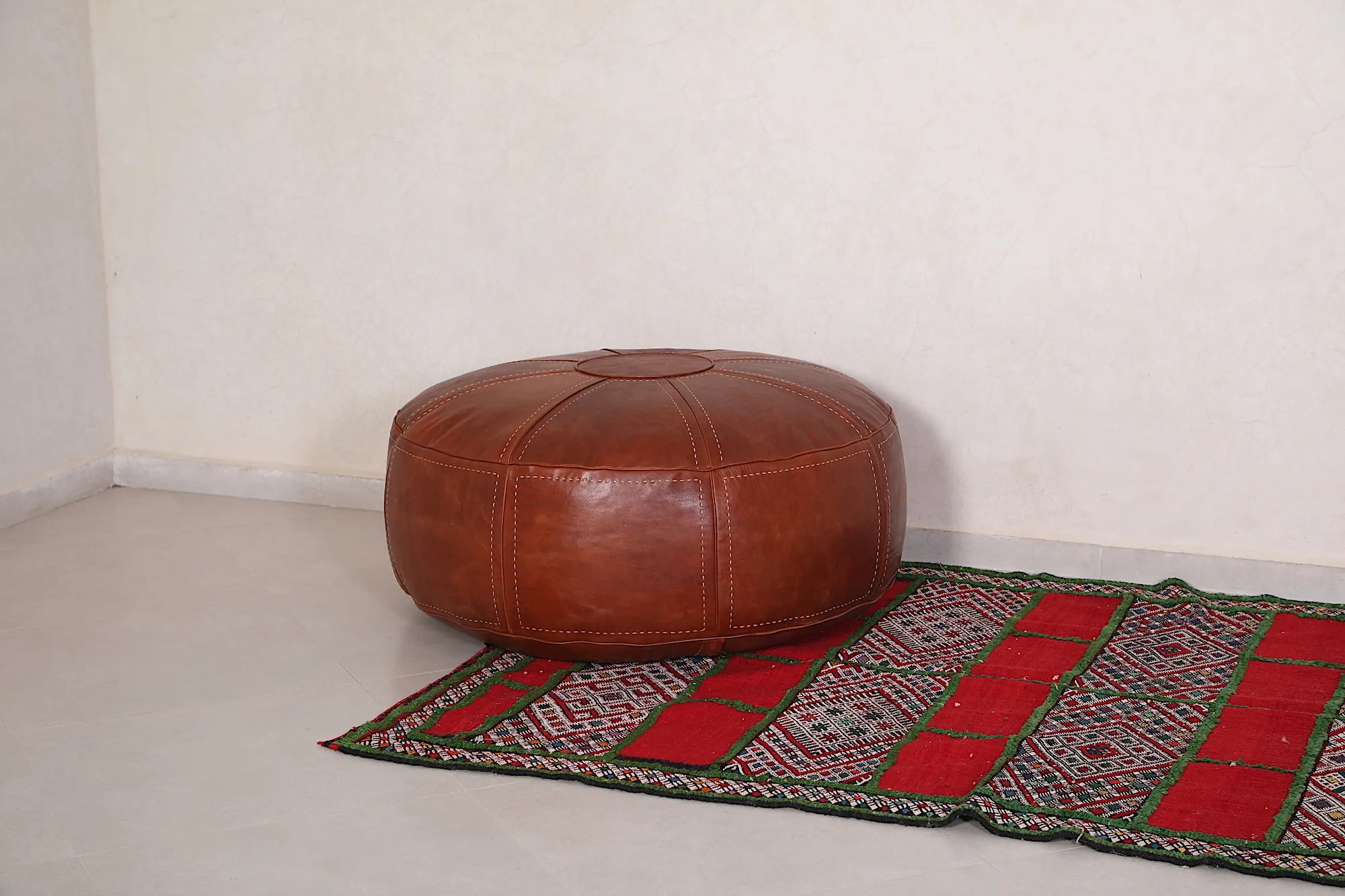 Handmade Moroccan Runner Rug – 4.6 x 10.6 Feet | Vintage Berber Carpet