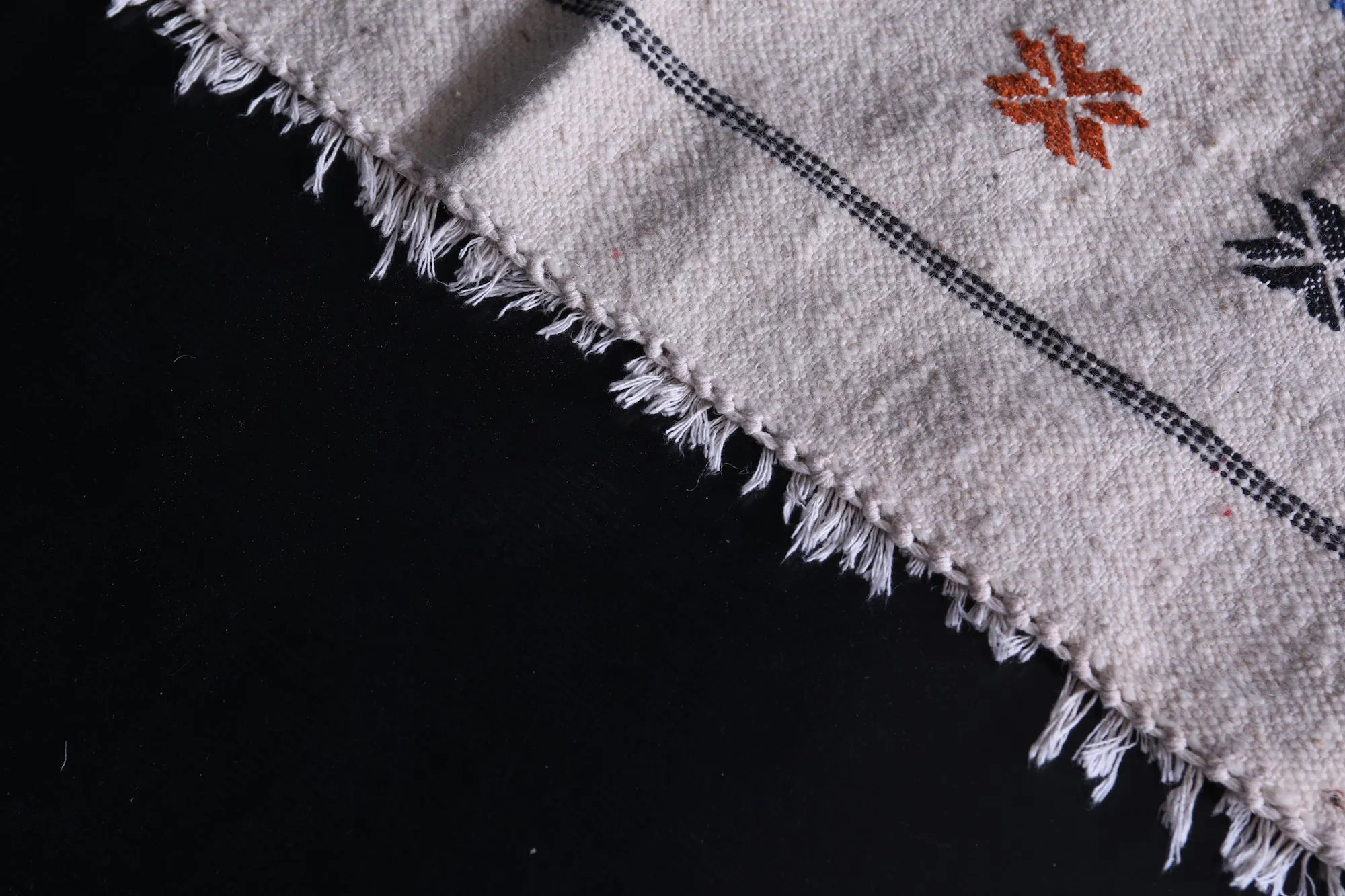 Handwoven Kilim - 3.2 FT X 5 FT - Vibrant Geometric Design