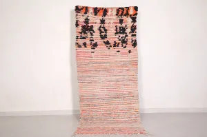 Handwoven Moroccan Runner Rug - Artisan Craft 3.1x7.9 ft
