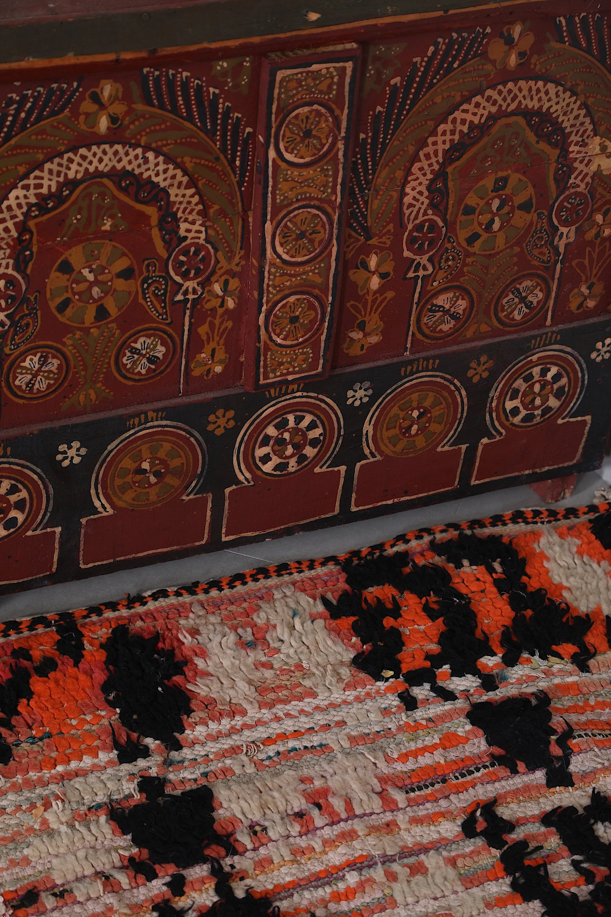 Handwoven Moroccan Runner Rug - Artisan Craft 3.1x7.9 ft