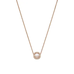 Happy Diamonds Icons Ethical Rose Gold Diamond Pavé Necklace