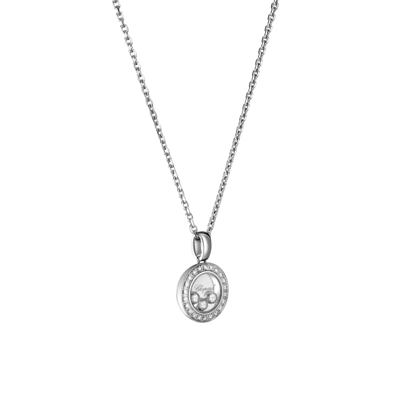 Happy Diamonds Icons Ethical White Gold Diamonds Pendant Necklace