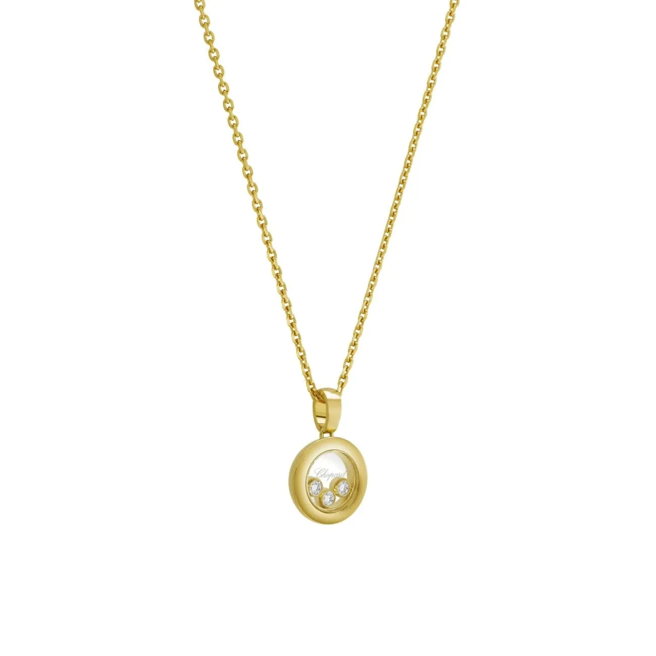 Happy Diamonds Icons Ethical Yellow Gold Diamonds Pendant Necklace