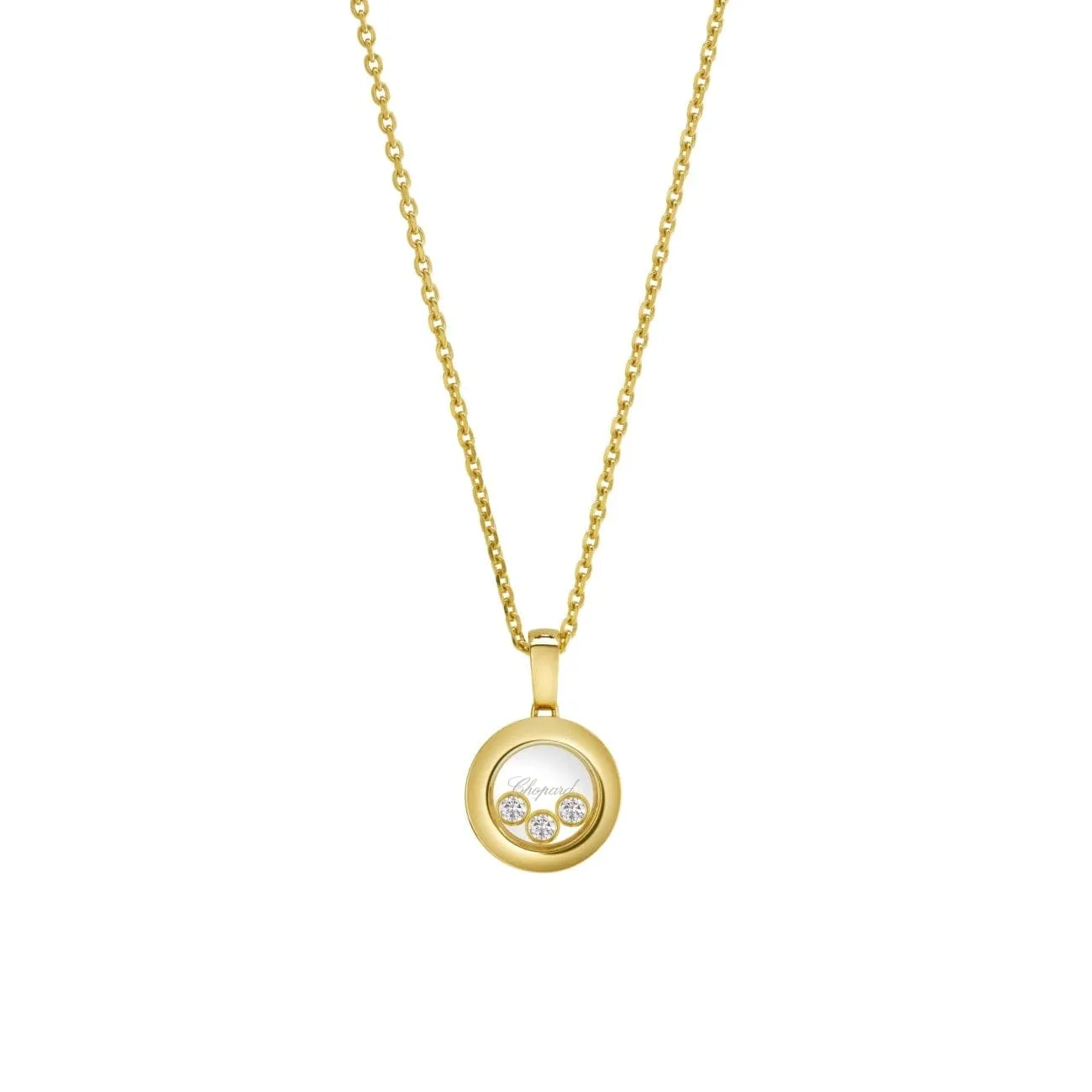 Happy Diamonds Icons Ethical Yellow Gold Diamonds Pendant Necklace