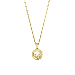 Happy Diamonds Icons Ethical Yellow Gold Diamonds Pendant Necklace