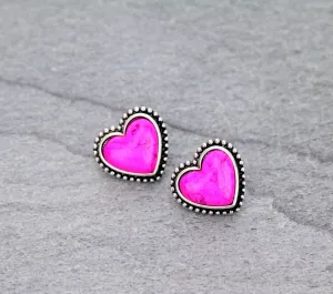 Heart of Texas Stud Earrings