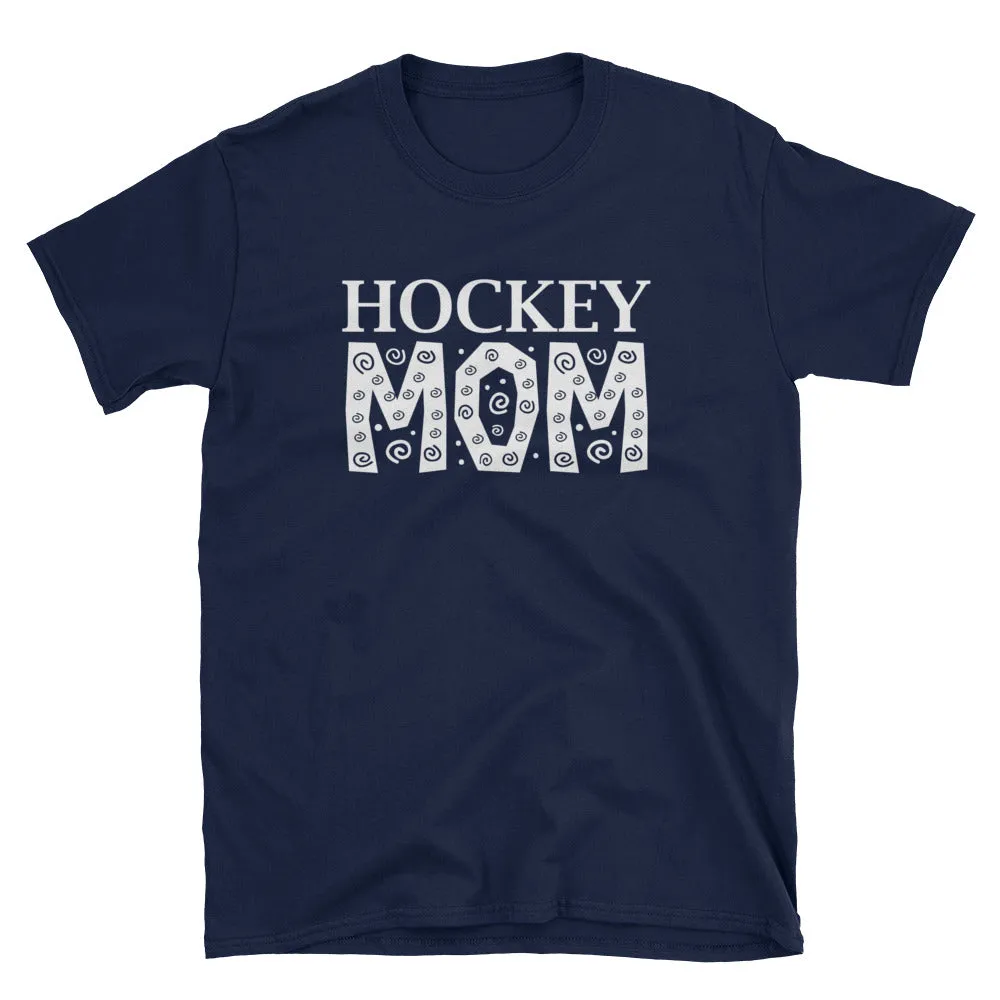 Hockey Mom T Shirt Navy Unisex Hockey Mom T Shirt Sporty Mom Tee