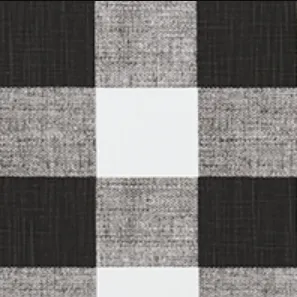 Indoor Black Buffalo Check Pillow