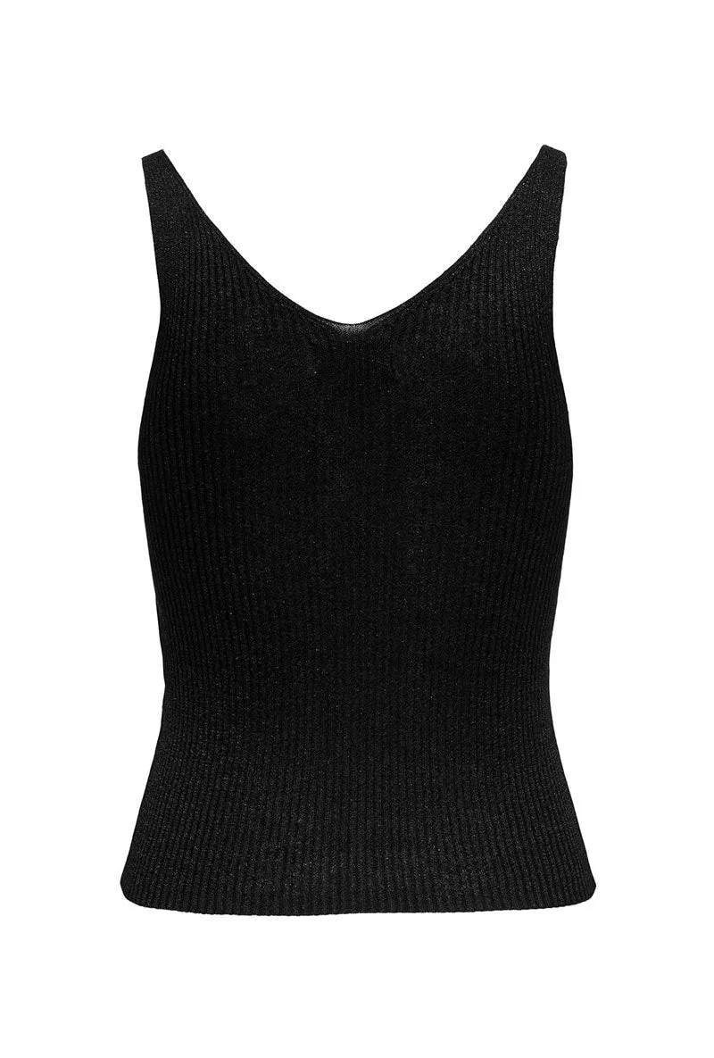 JDY BODILLA LUREX SL KNIT TOP