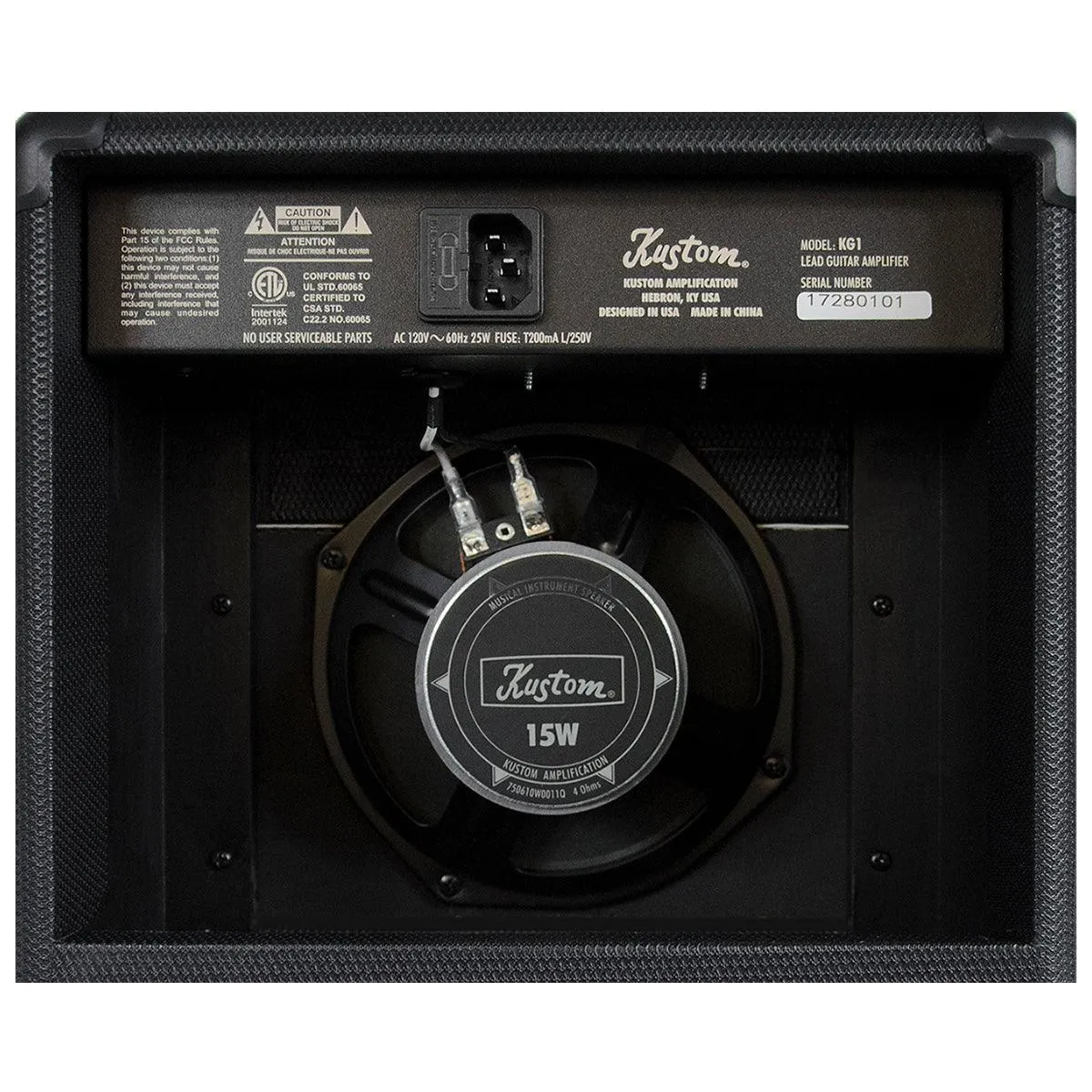Kustom KG Series Guitar Amp 1 x 6" ~ 10W