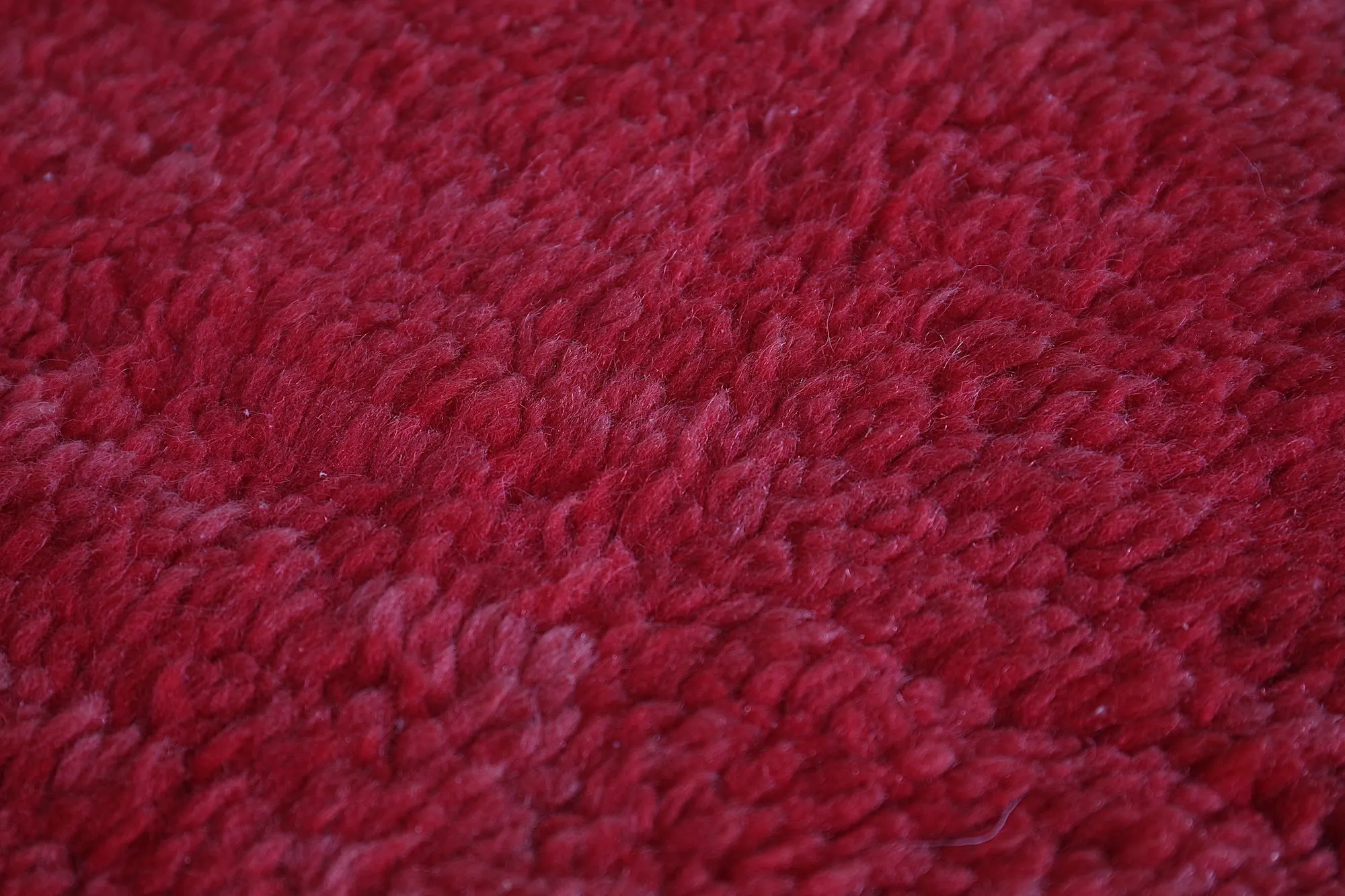 Large Moroccan Red Rug - 5 x 11 Feet