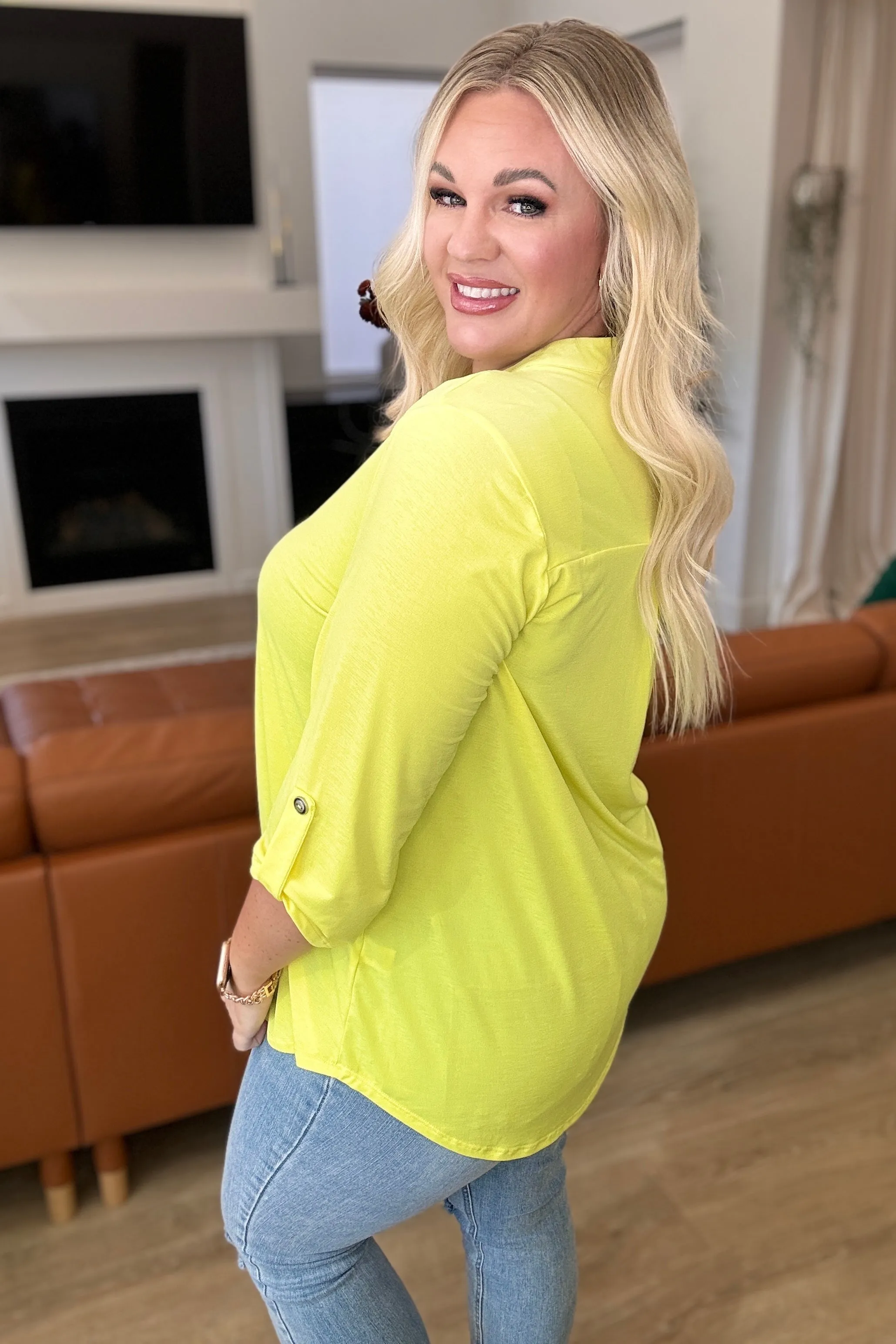 Lizzy Top in Neon Yellow