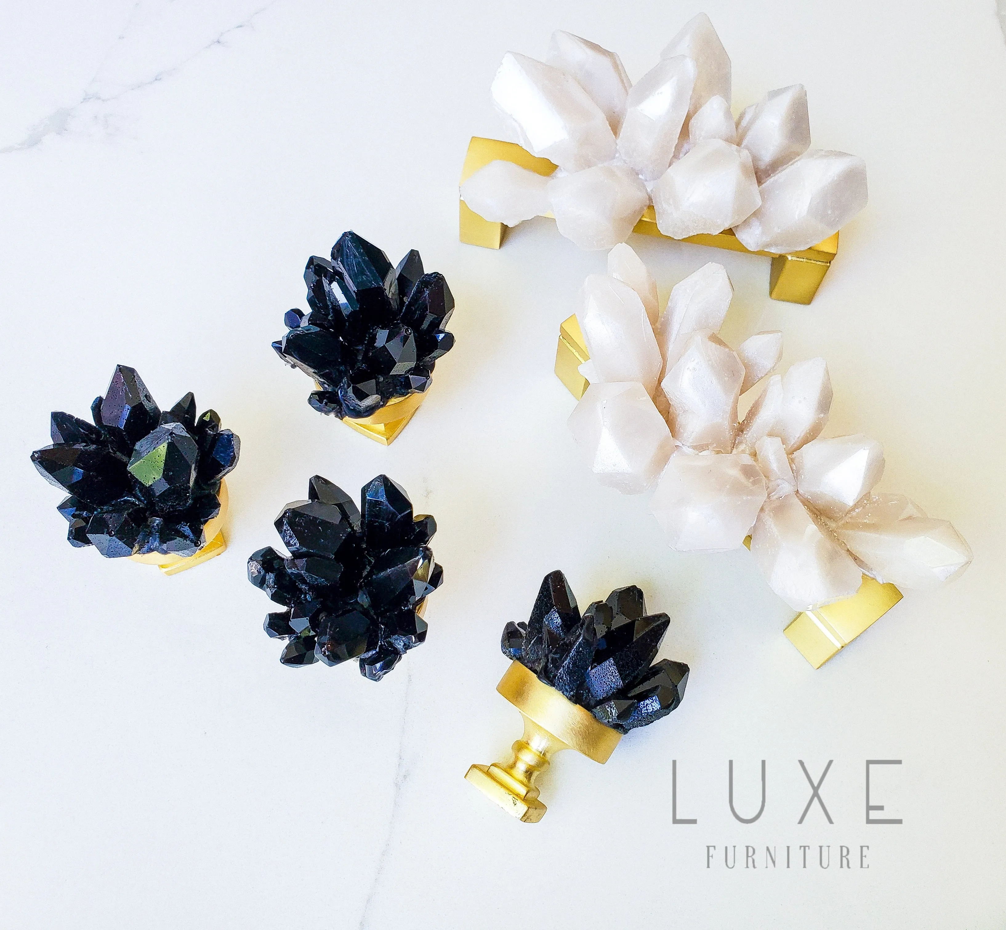 Luxe Crystal Point Pulls