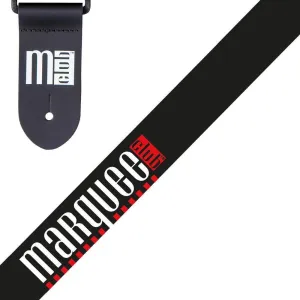 Marquee Club Guitar Strap ~ Classic Black