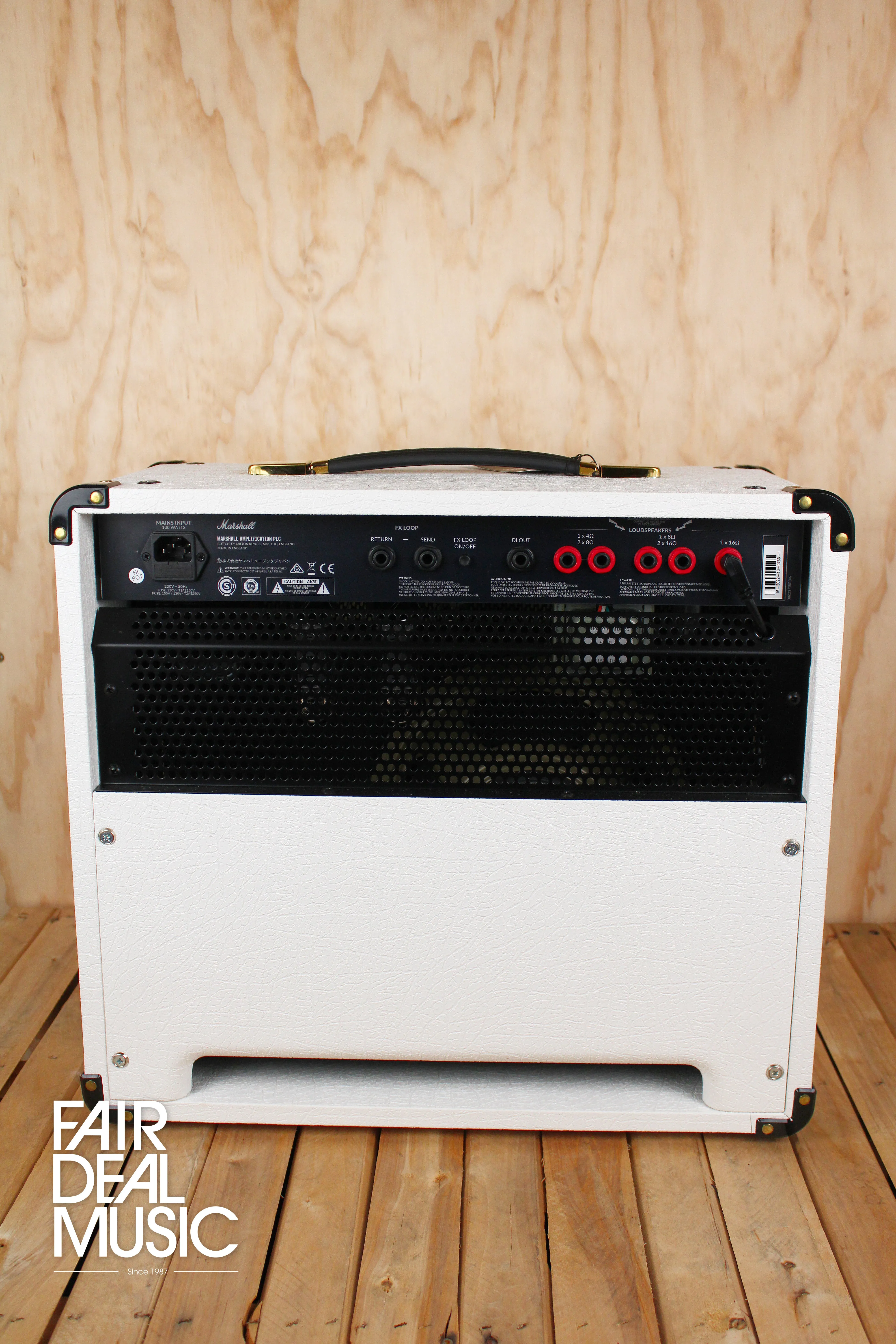 Marshall SC20C Studio Classic JCM800 20W 1x10 Combo, White