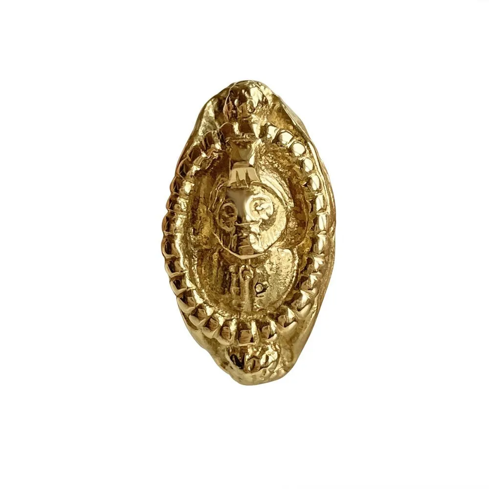 Matthia's & Claire Etrusca Soldier & Falcon Signet Ring