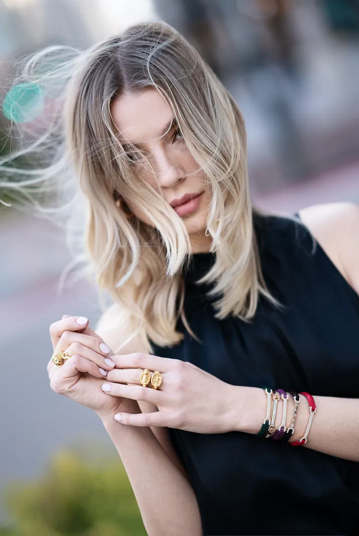 Matthia's & Claire Etrusca Soldier & Falcon Signet Ring
