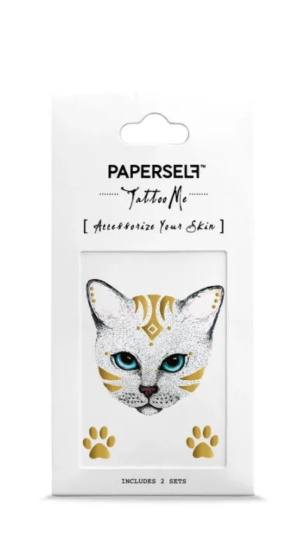 Mini Meow Temporary Tattoo