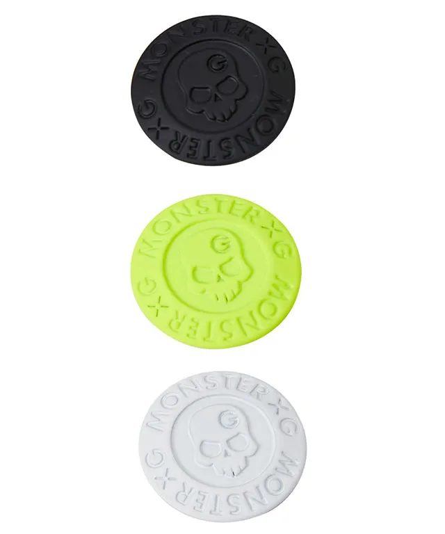 Monster G Golf Mini Divotool & Ball Marker Set Neon