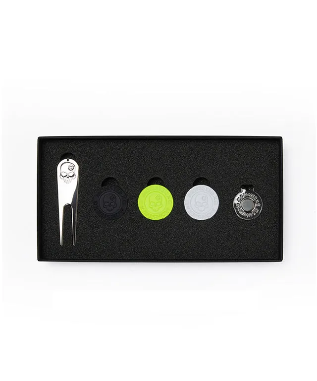 Monster G Golf Mini Divotool & Ball Marker Set Neon