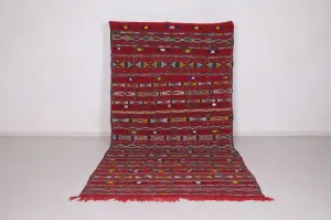 Moroccan Area Rug - Berber Kilim Design - 5.8x11.3 ft