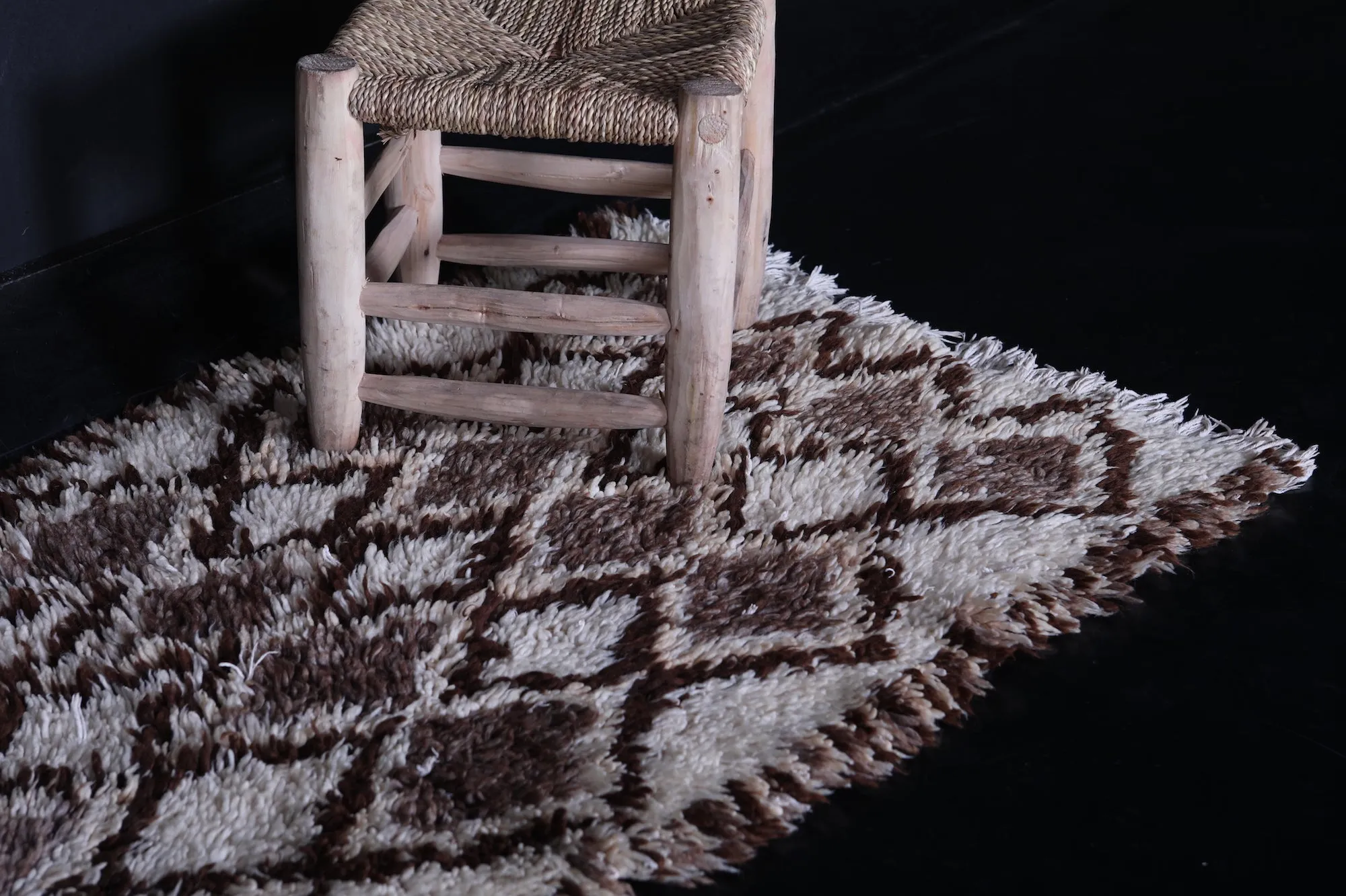 Moroccan Azilal Hallway Rug - 2.3 x 5.7 ft | Unique Runner