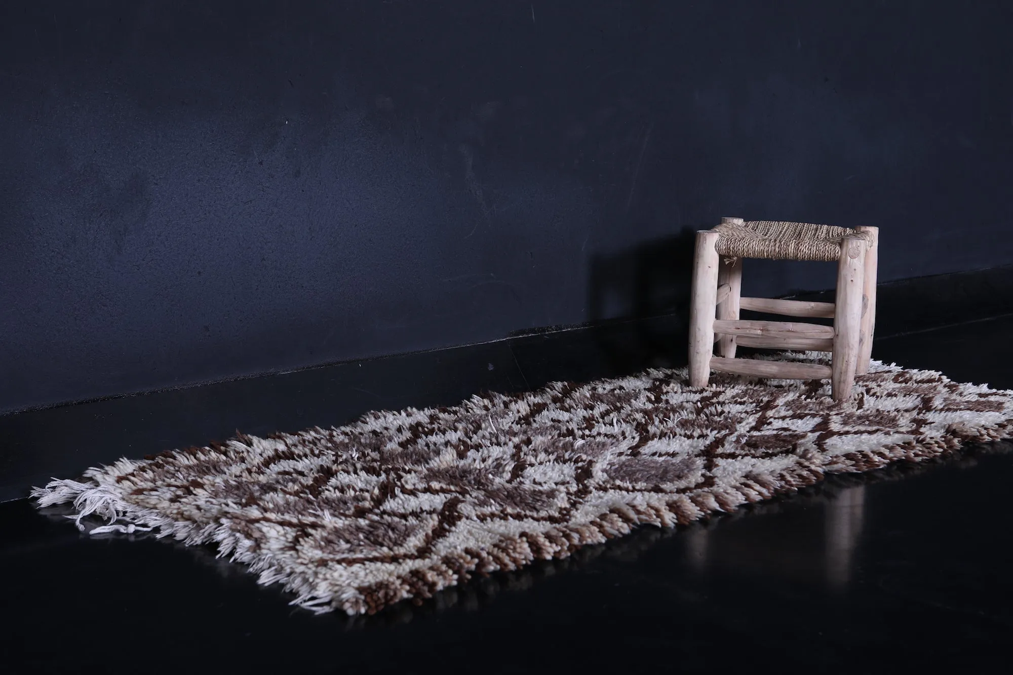 Moroccan Azilal Hallway Rug - 2.3 x 5.7 ft | Unique Runner