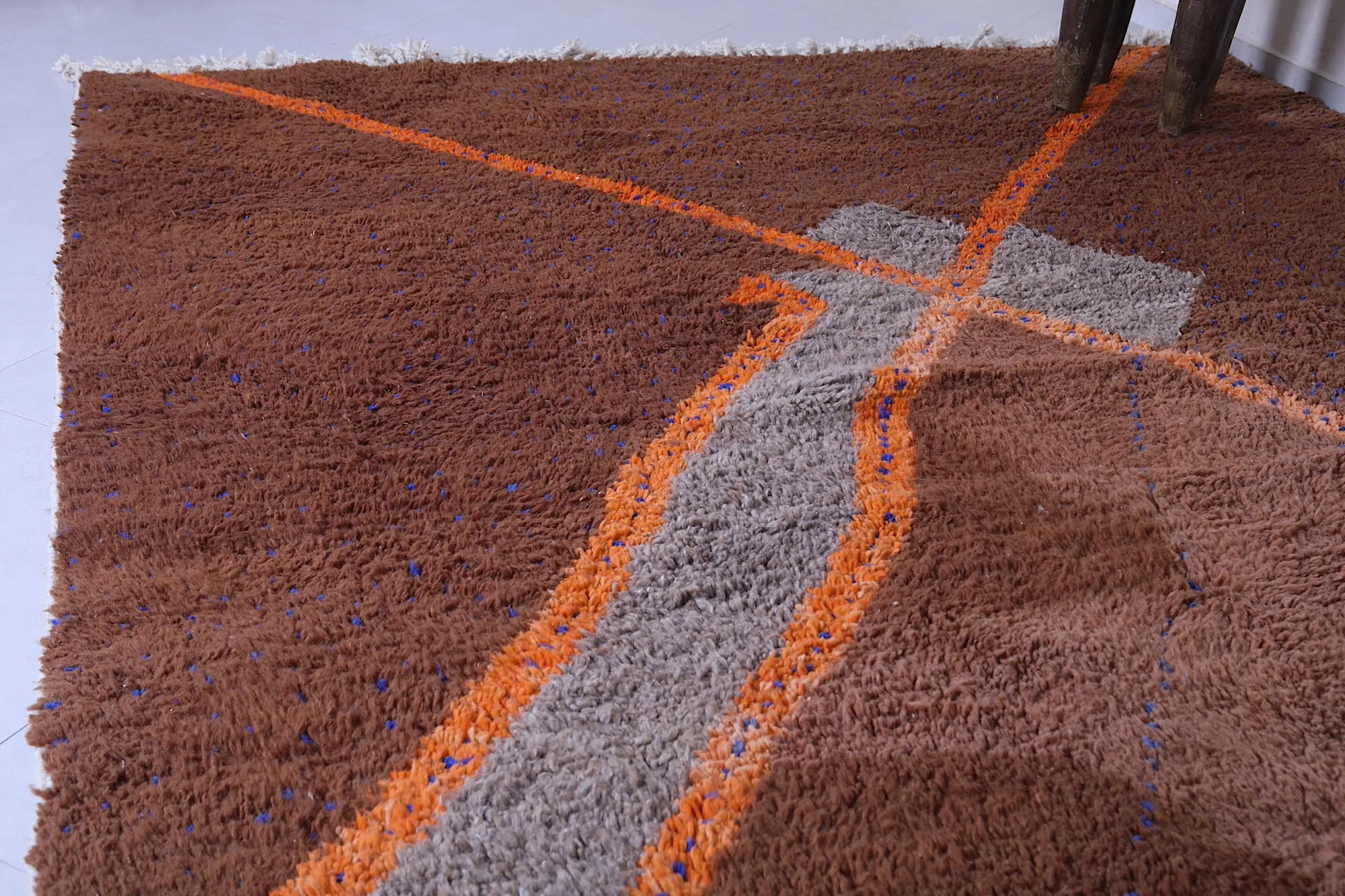 Moroccan Contemporary rug - Moroccan Brown rug - Berber carpet