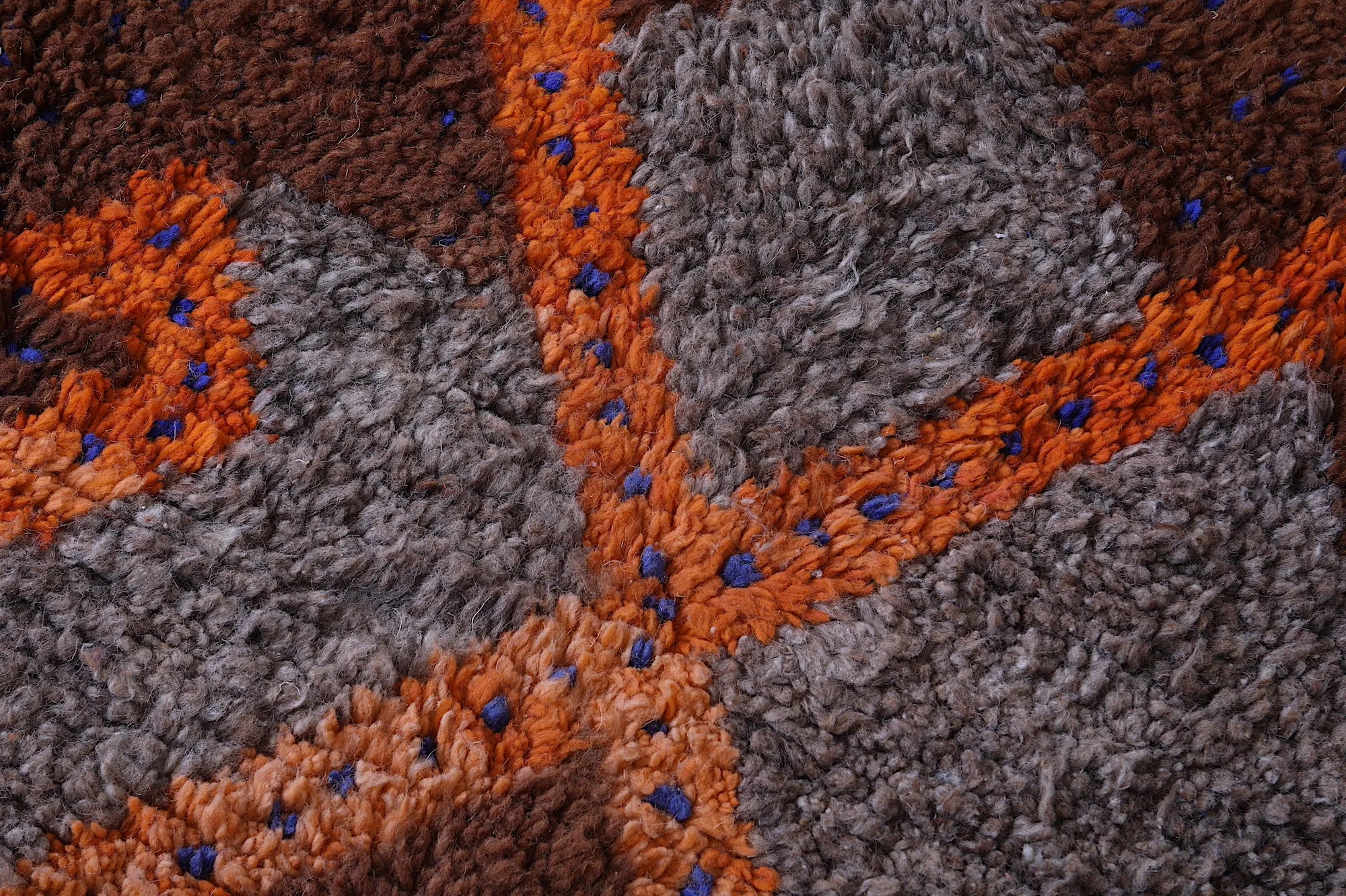 Moroccan Contemporary rug - Moroccan Brown rug - Berber carpet