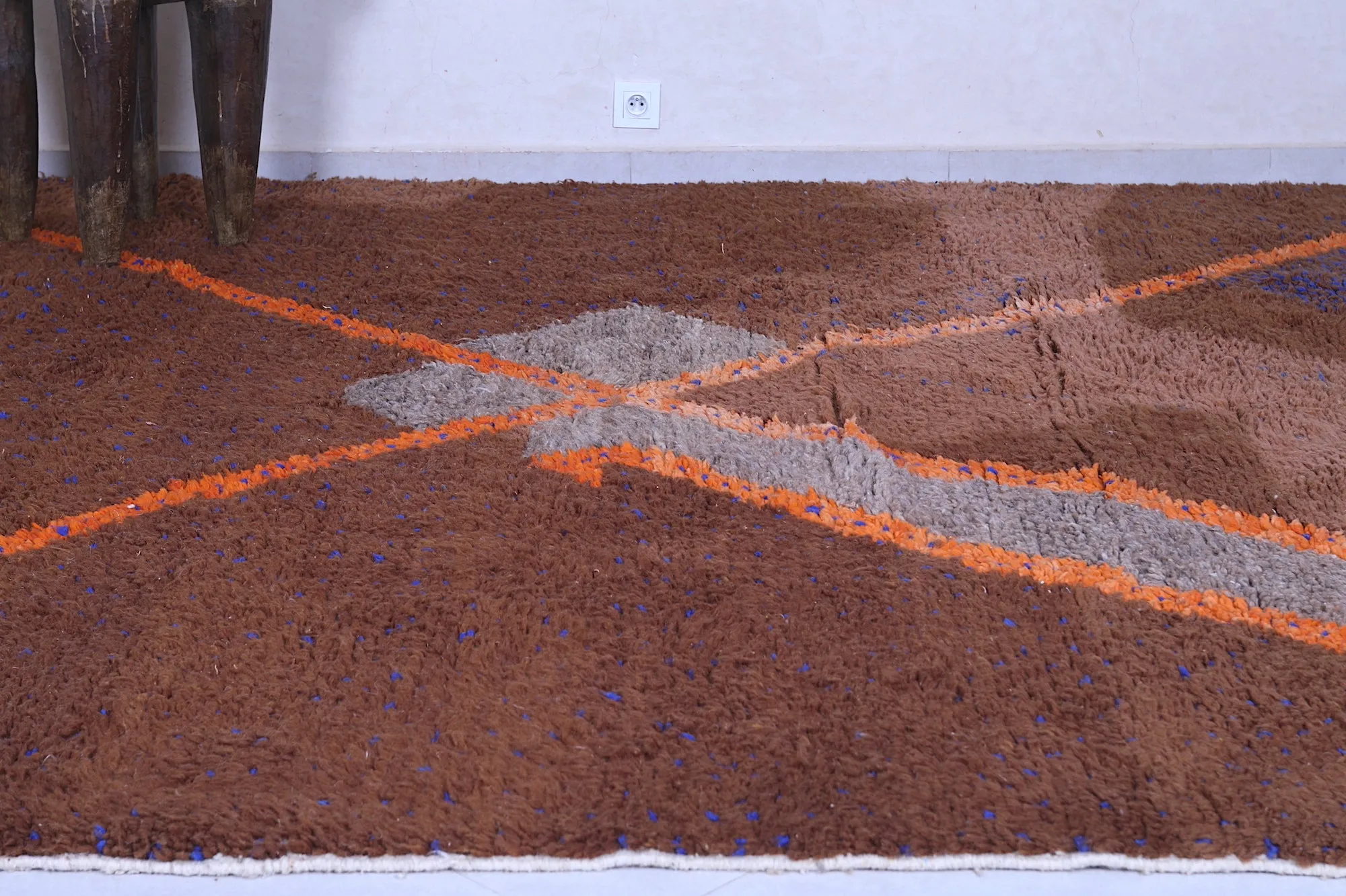 Moroccan Contemporary rug - Moroccan Brown rug - Berber carpet