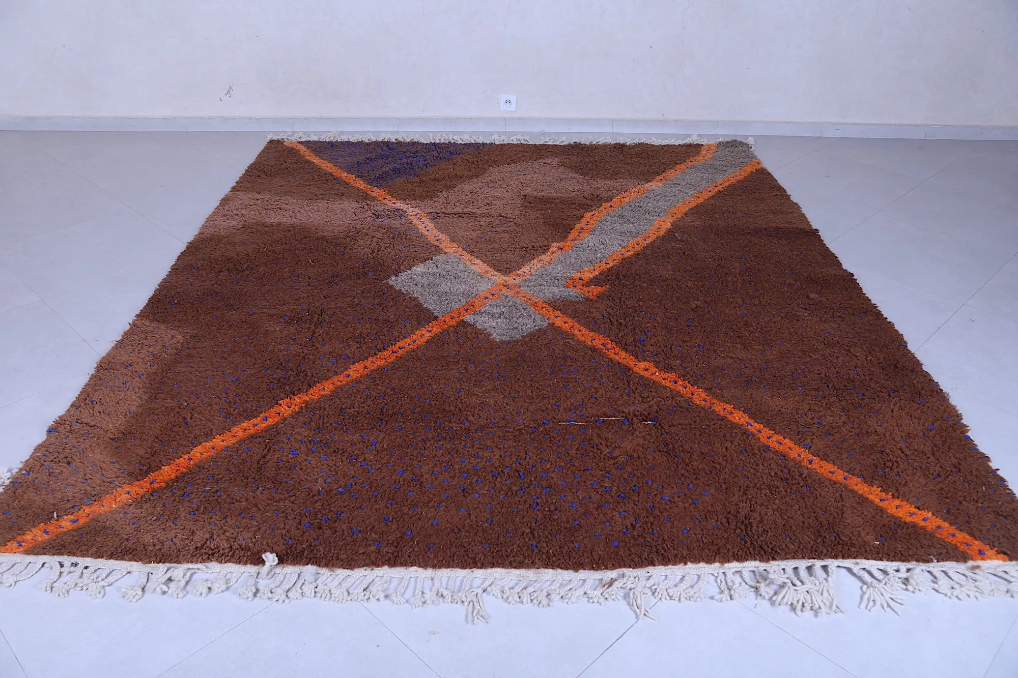 Moroccan Contemporary rug - Moroccan Brown rug - Berber carpet
