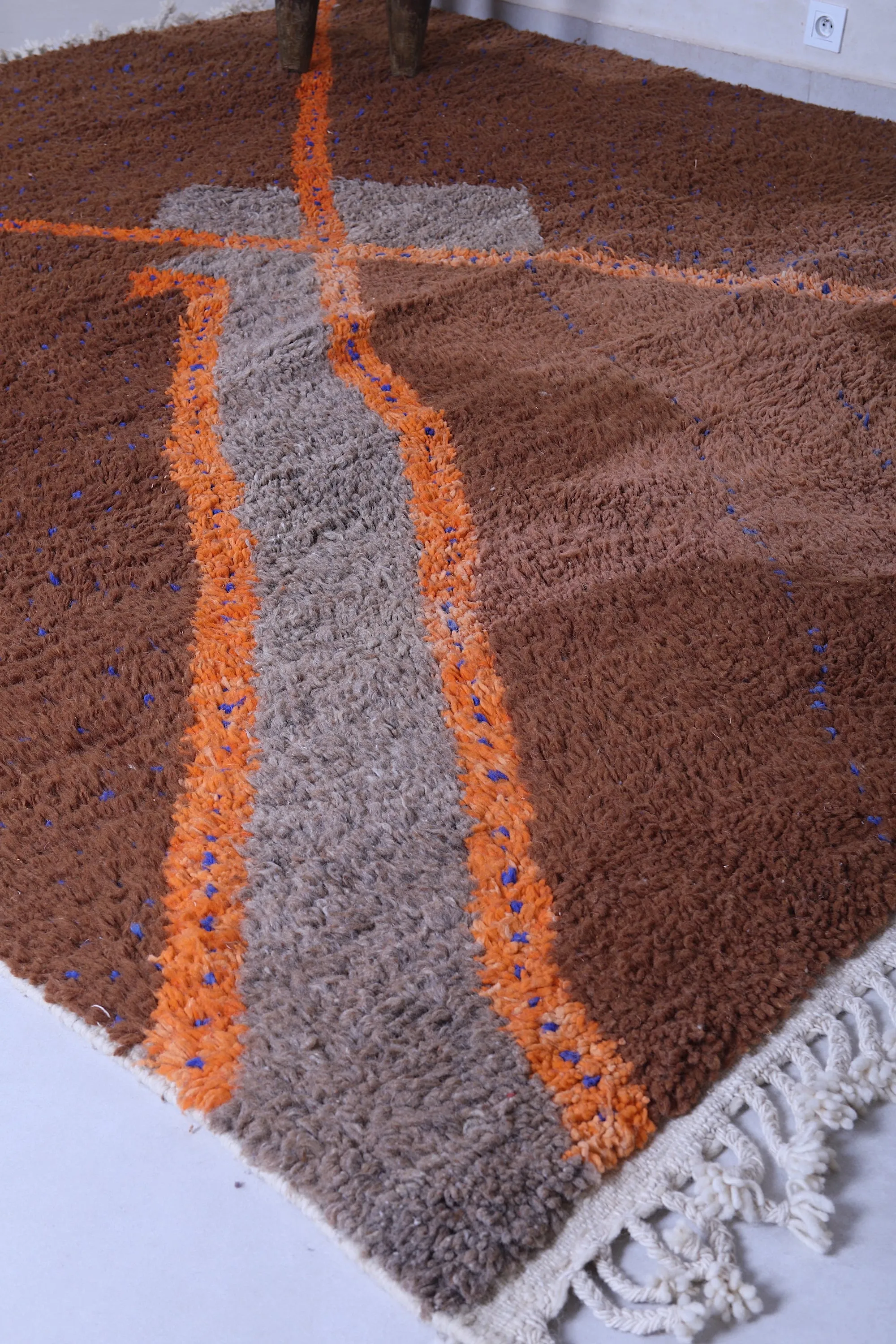 Moroccan Contemporary rug - Moroccan Brown rug - Berber carpet