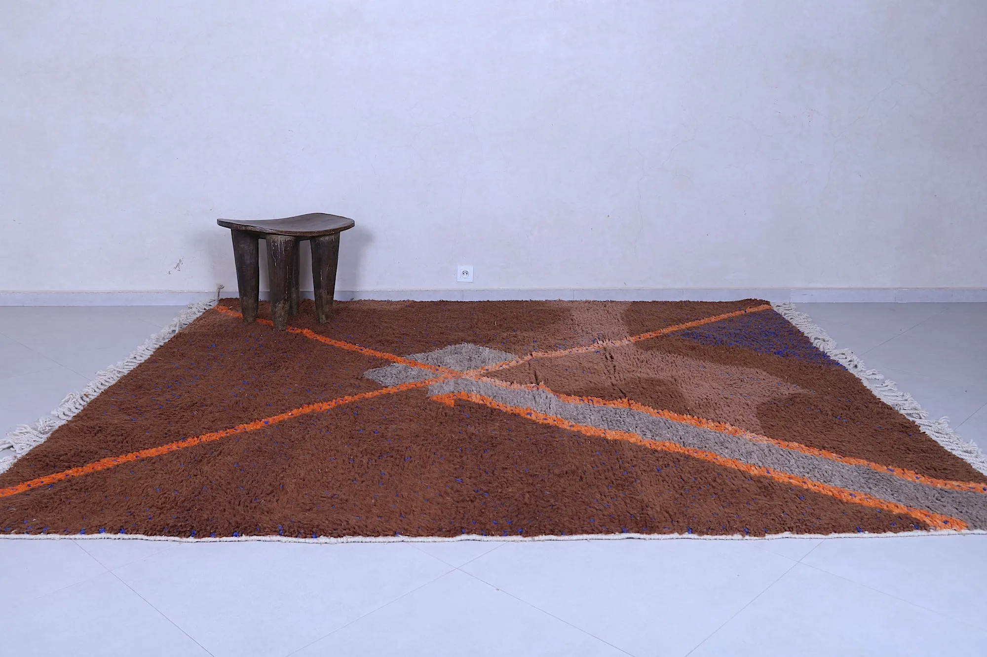 Moroccan Contemporary rug - Moroccan Brown rug - Berber carpet